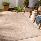 livabliss Teppich »LINZ«, rechteckig, 4 mm Höhe, Teppich In- Outdoor Boho Jute-Optik, Balkon Terrasse, Garten, Beige