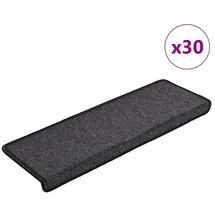 vidaXL Stufenmatten 30 Stk. 65x21x4 cm Anthrazit Rechteckiger Rand