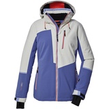 killtec Damen Skijacke/Funktionsjacke mit abzippbarer Kapuze und Schneefang KSW 84 WMN SKI JCKT, mittelblau, 36, 39747-000