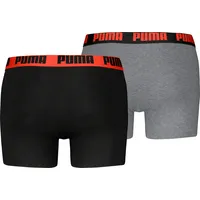 Puma Herren Boxer EVERYDAY BASIC BOXERS 2P« Packung, 2er Pack, - schwarz|grau