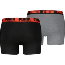 Puma Herren Boxer EVERYDAY BASIC BOXERS 2P« Packung, 2er Pack, - schwarz|grau
