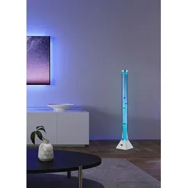 Trio Reality Leuchten LED-Wassersäule R5073-47, Kunststoff klar, titanfarbig, Farbwechsler, 5-er Set Deko-Fische