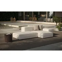 designwerk Big-Sofa Puzzle, Designsofa für Indoor und Outdoor, bequem, modular, wasserabweisend und strapazierfähig beige