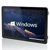 NORQIN 27 Zoll Eingebetteter Industrie Panel PC,All-in-One Touchscreen Computer,IP65 Kapazitiver Monitor 1920×1080 FHD,Windows 10 Pro,WLAN/BT,für Kiosk & Automation(7th Gen I7-7500U,8G+256G)