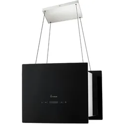 KKT Kolbe Inselhaube Dunstabzugshaube 40cm Edelstahl schwarzes Glas SensorTouch Bedienung
