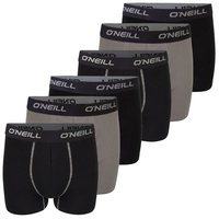 O'Neill Herren Boxershort Plain 6er Pack M