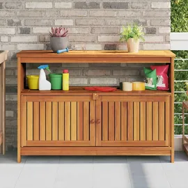 vidaXL Konsolentisch 110 x 75 x 35 cm Massivholz Akazie
