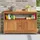 vidaXL Konsolentisch 110 x 75 x 35 cm Massivholz Akazie