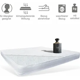 Matratzen Perfekt TOKIO Kaltschaumtopper 90 x 200 cm weiß