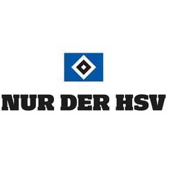 Wall-Art Wandtattoo Hamburger SV Nur der HSV (1 St) bunt 180 cm x 100 cm x 0,1 cm