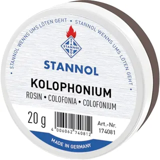 Stannol 174081 Kolophonium Inhalt 20 g