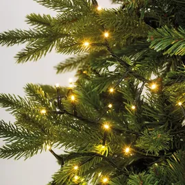 Lumineo Lichterkette Compact 1500 LED 34 m grünes Kabel in warm weiß - Grün