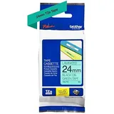 Brother Tape Black on Green TZE751