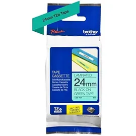 Brother Tape Black on Green TZE751