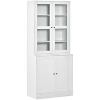 Homcom Bücherregal 76 x 40 x 178,5 cm Weiß