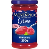 Mövenpick Gourmet-Crème Himbeere, Premium Fruchtaufstrich ohne Stücke und ohne Kerne, 250g (Packung mit 6)