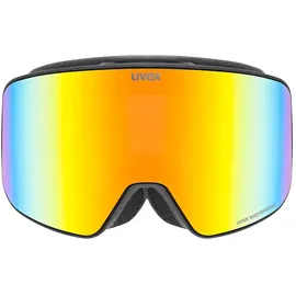 Uvex pyrit FM Skibrille - black matt - Supravision Red-Clear/CAT3