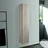 Burgbad Badu Hochschrank 35 cm 2 Türen Weiß