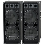 McGrey DJ-2222 Partykeller/DJ-Box Paar 2 x 1000W