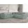 Fun Möbel Ecksofa Designersofa CELES PREMIUM in Stoff Scala Saphirblau Seite Universal - Blau