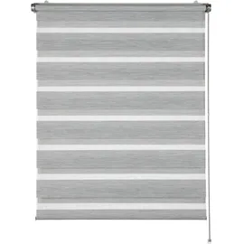 Schöner Wohnen Doppelrollo Tilda 90 x 150 cm anthrazit/grau