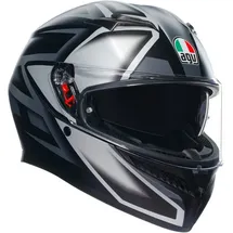 AGV K3 Compound Integralhelm - Matt Schwarz/Grau / XXL