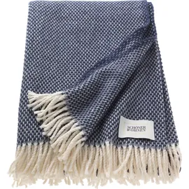 Schöner Wohnen Kollektion Wohndecke • blau ¦ Baumwollmischgewebe • Maße (cm): B: 140 H: 1