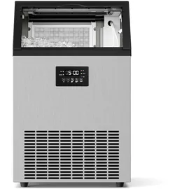 Klarstein Industrieller Eiswürfelbereiter Glacial 45 kg mit LED-Anzeige und Sichtfenster