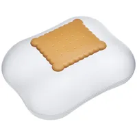 Alessi Mary Biscuit Keksdose mit Deckel, Thermoplastisches Harz, Eis,30