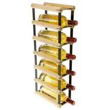 Proregal Weinregal 62,5 x 12,5 x 24,5 cm Natur