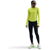 Nike Damen Swift Dri-Fit UV Langarm-Laufoberteil gelb