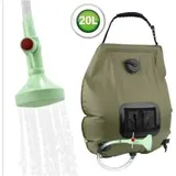 SNQ - Campingdusche Solardusche, 20L Solardusche Camping Solarheiztasche Tragbare Campingdusche Outdoor Warmwasserduschtasche Wanderwassertasche--