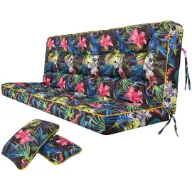 Sellbee Bankauflage 180 x 49 x 56 cm floral 2-tlg.