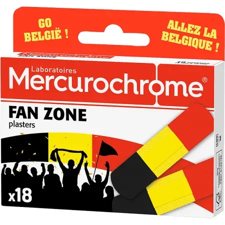Mercurochrome Fan Zone Pflaster 18 Stück