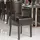 GGM Möbel Bistrostuhl LUCA ARM Kunstleder Dunkelbraun 2er Set