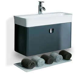 Marlin Waschtischunterschrank Ocean 3010.2 Dekor Grau Anthrazit