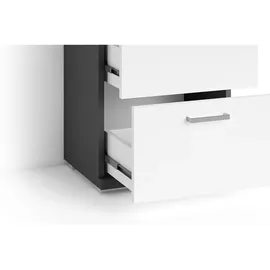 byLIVING Nebraska Badkommode 35,5 x 74 x 31,5 cm Grau/Weiß