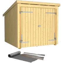 Plus Fahrradunterstand 5 x 1 m Grau