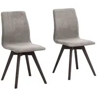 OTTO home 4-Fußstuhl Rania Polyester grau 2er Set