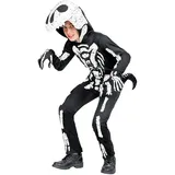 W WIDMANN MILANO Party Fashion - Kinderkostüm Tyrannosaurus Skelett, Dinosaurier-Overall, Faschingskostüme Kinder