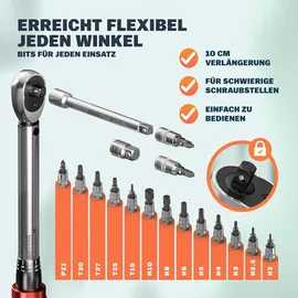 monzana MONZANA® Fahrradmontageständer 30 kg mit Drehmomentschlüssel 1/4 Zoll Set