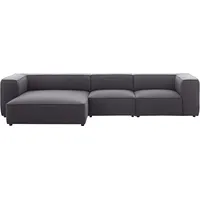 W.Schillig Ecksofa »around-the-block«, mit eleganter Biese, mit Federkern, Breite 341 cm