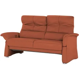 HIMOLLA Sofa Leder 2-Sitzer Orange