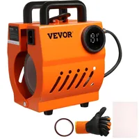 Vevor Becher Sublimationspresse Becherpresse 11-425,24g 350 W Becher Bedrucken Sublimationspresse Max 11cm Höhe 8,2-8,7cm Tragbare Tassenpresse