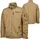 Brandit Textil Ripstop Fleecejacke braun S