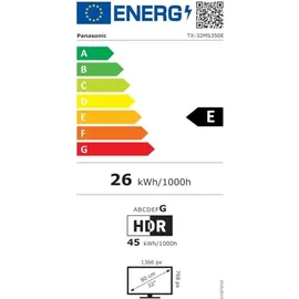 Panasonic TX-32MS350E 32" LED HD Smart TV MS350E