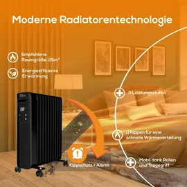 Tronitechnik Ölradiator TT-OR 311 2500 W Schwarz