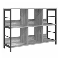 VidaXL Bücherregal 102 x 32 x 72,5 cm Grau