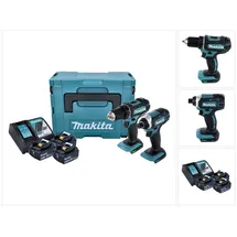 Makita DLX 2127 J1 inkl. 3 x 3,0 Ah + Ladegerät + Makpac