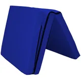 Faltmatratze - dunkelblau - 65x186 cm